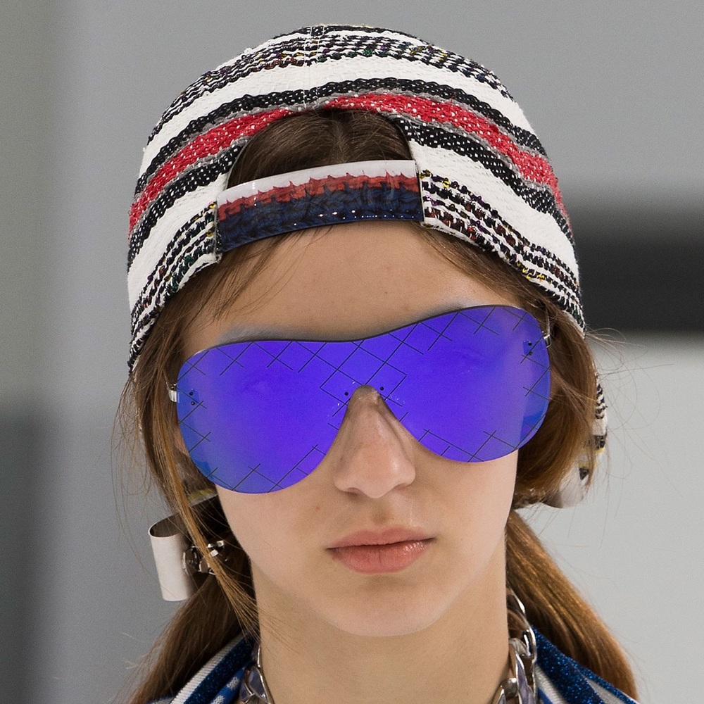 Chanel SS16 Runway Shield Sunglasses